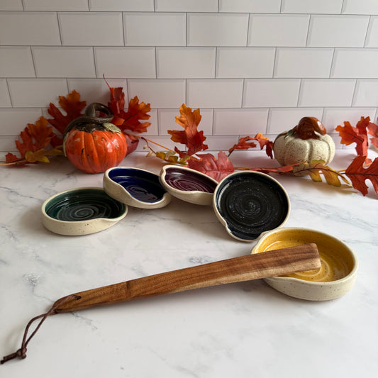 Hand-Thrown Spoon Rest